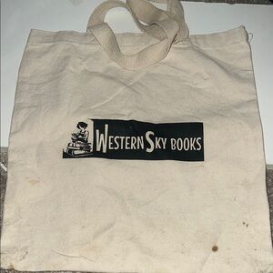 Western Sky Books Cotton Tote bag